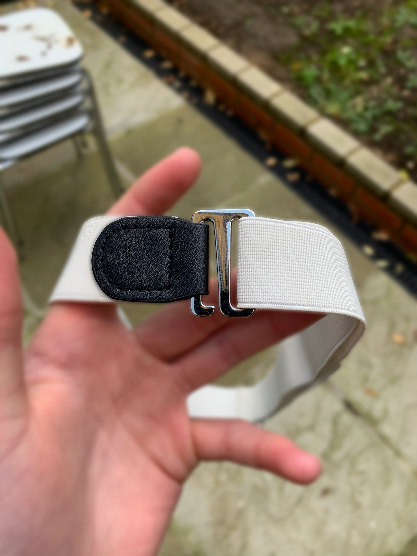 STAYTUCKED™ BELT — PREMIUM IVORY