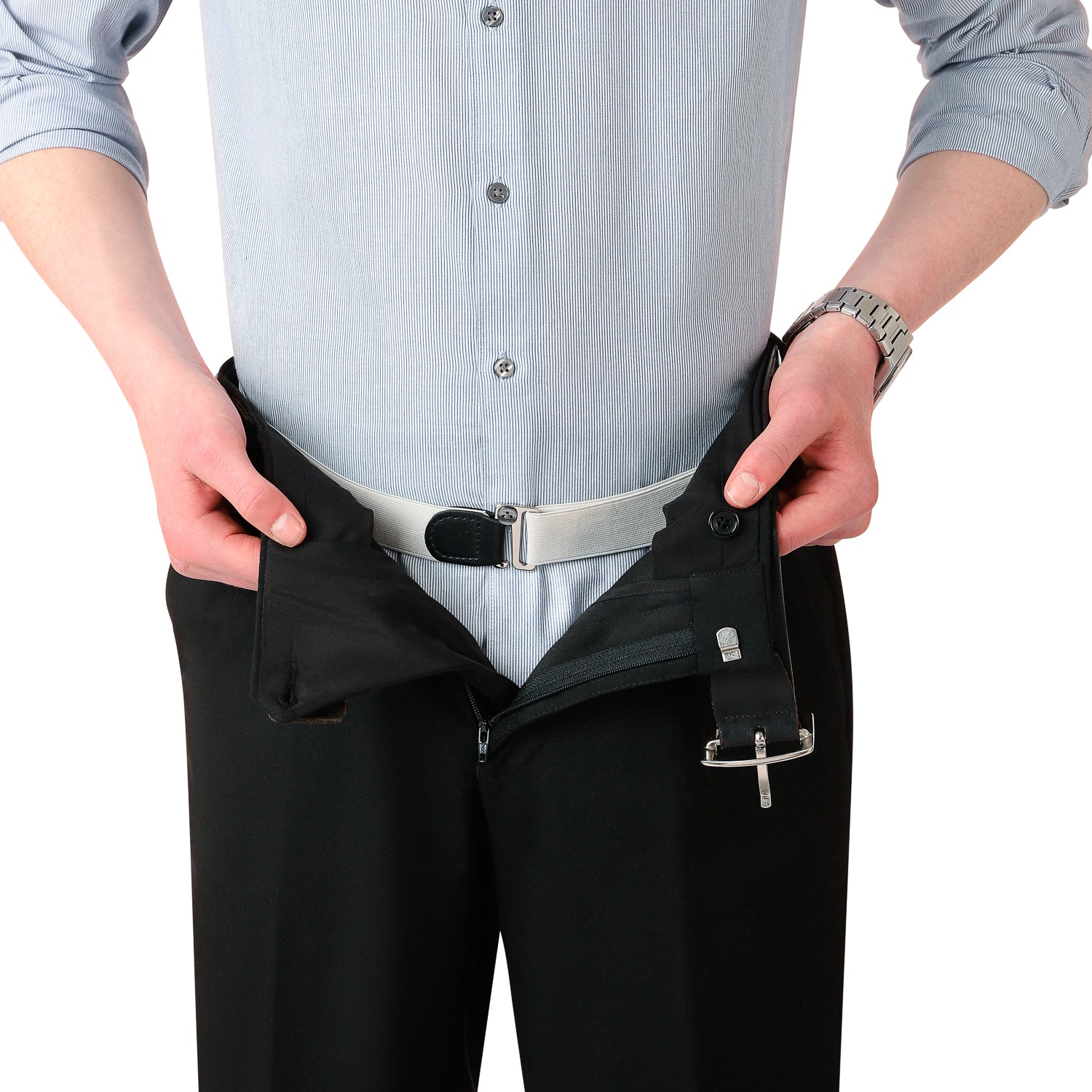 STAYTUCKED™ BELT — PREMIUM IVORY