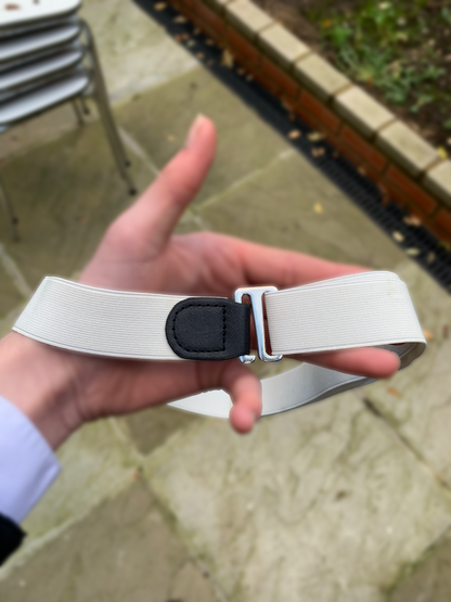 STAYTUCKED™ BELT — PREMIUM IVORY